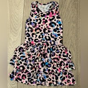 Pink leopard dress size 6X